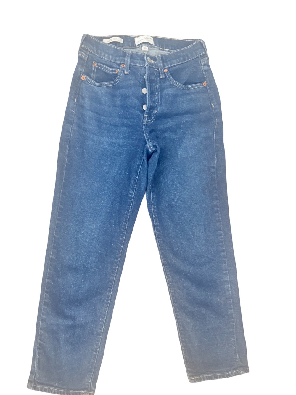 Universal Thread Dark Blue Button-Fly Jeans